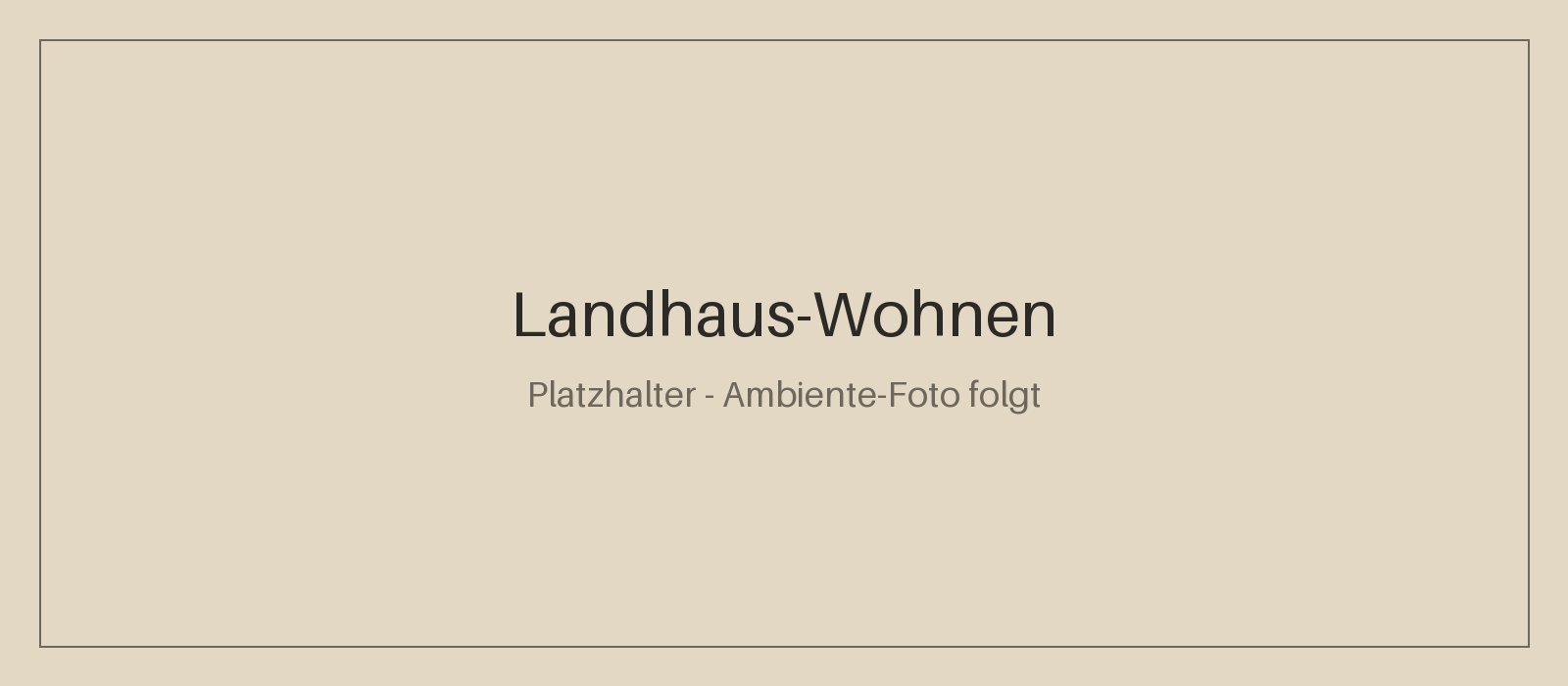 Wohnen im Landhausstil